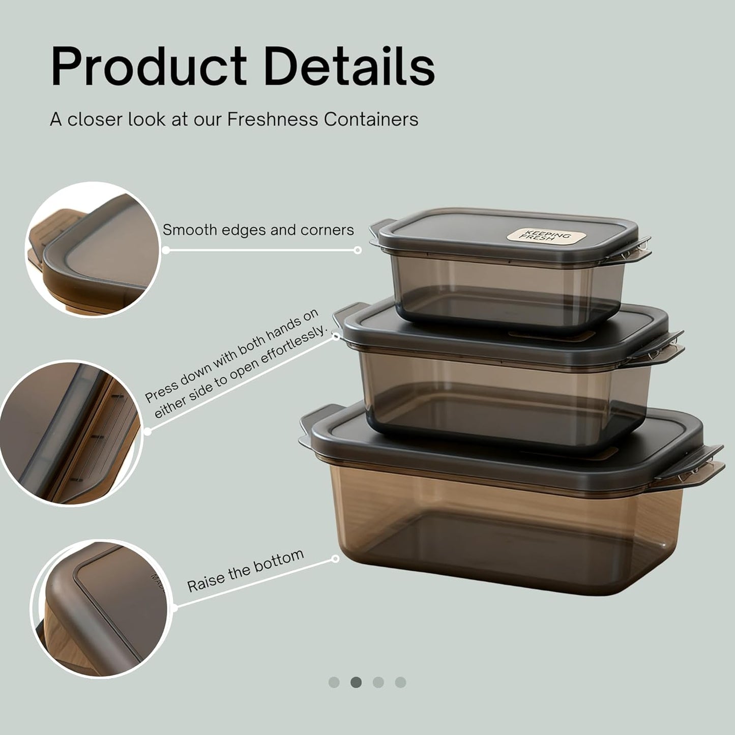 generix food storage containers with lids – 9-piece bpa-free plastic set (3×300ml, 3×600ml, 3×1100ml) – airtight & leakproof – microwave, freezer & dishwasher safe – meal prep containers