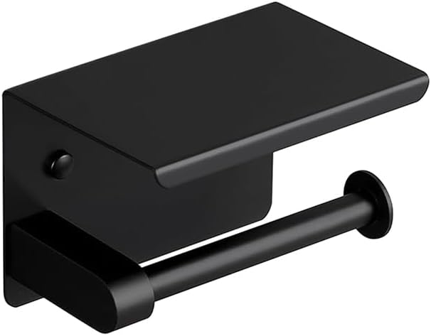 generix wall-mounted toilet tissue roll holder, bathroom paper dispenser