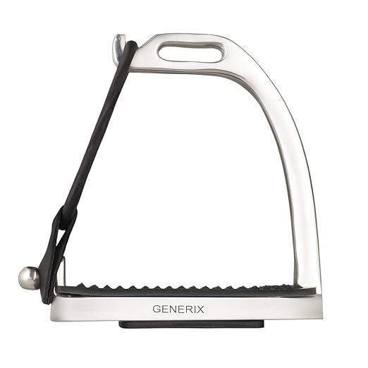 horse riding safety stirrups-anti-slip equestrian stirrups for english saddle-durable lightweight metal with black accents-comfortable foot support for adult riders💥2 free safety accents💥