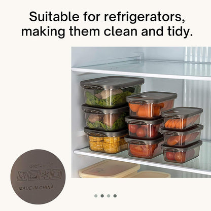 GENERIX Food Storage Containers with Lids – 9-Piece BPA-Free Plastic Set (3×300ml, 3×600ml, 3×1100ml) – Airtight & Leakproof – Microwave, Freezer & Dishwasher Safe – Meal Prep Containers