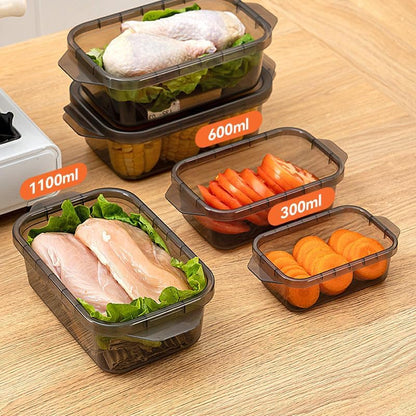 GENERIX Food Storage Containers with Lids – 9-Piece BPA-Free Plastic Set (3×300ml, 3×600ml, 3×1100ml) – Airtight & Leakproof – Microwave, Freezer & Dishwasher Safe – Meal Prep Containers